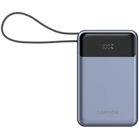 CANYON OnPower 600 Power Bank, 20000 mAh, Dark Gray — Image №1