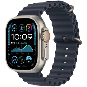Apple Watch Ultra 2 2024, 49mm, Natural Titanium, Navy Ocean Band — Image №1