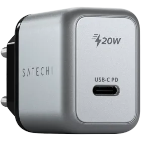 SATECHI Power Adapter USB-C, 20 W, Space Gray — Image №1