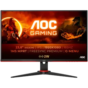 AOC Monitor LCD (23.8", 1920x1080, IPS) Black/Red — Image №1