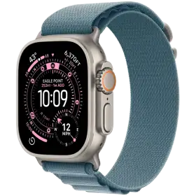 Apple Watch Ultra 3, 49χιλ., Natural, Anchor Blue Ocean Band — Εικών №1
