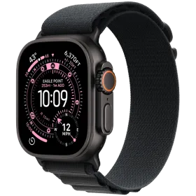 Apple Watch Ultra 3, 49χιλ., Μαύρος, Black Alpine Loop, Medium — Εικών №1