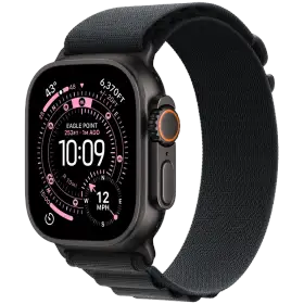 Apple Watch Ultra 3, 49mm, Black, Black Alpine Loop, S — Image №1