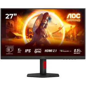 AOC Monitor LED (27", 3840x2160, IPS) Black/Red — Image №1