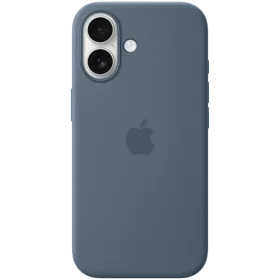 APPLE Silicone Case with MagSafe, Anchor Blue for iPhone 17 — Image №1