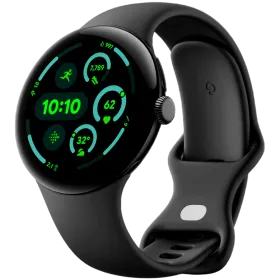 GOOGLE Pixel Watch 3 Smart Watch, 45mm, Black — Image №1