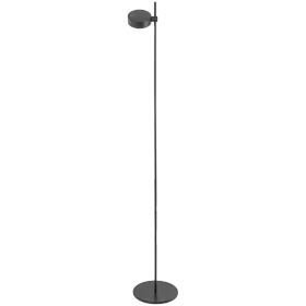 ZAFFERANO SUPER O FLOOR LAMP 1 L. 250x1600mm. MATT BLACK 3.5W 27/31/40K-5Vdc — Image №1
