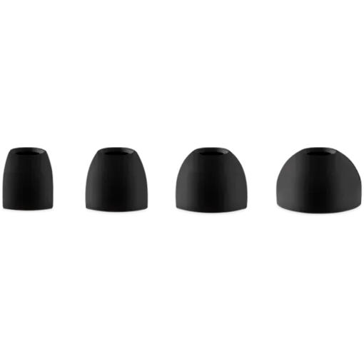 BANG & OLUFSEN  for Beoplay E6, Beoplay E6 Motion, Beoplay H3, Beoplay H3 ANC, Beoplay E4, Beoplay H5, Beoplay E8, Beoplay E8 Sport, Beoplay E8 2nd Gen, Beoplay E8 3rd Gen, Beoplay E8 Motion, Beoplay EQ, BlackSilicone ear tips L (50 sets) - OTG — Image №1