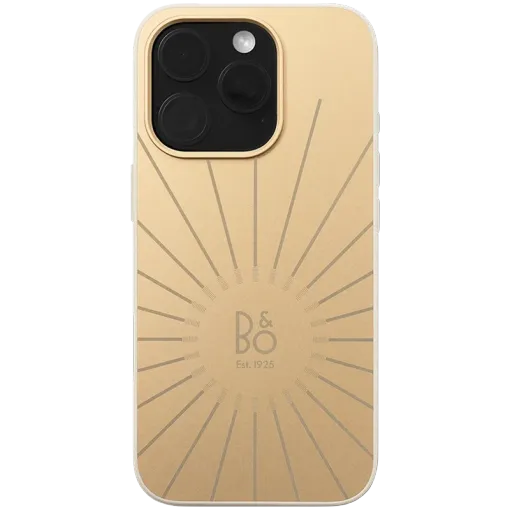 BANG & OLUFSEN Aluminium Case  Gold Tone for iPhone 16 Pro Max — Image №1