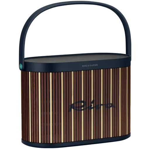 BANG & OLUFSEN Beosound A5 Portable Speaker, Navy/Mahogany/Maple — Image №2