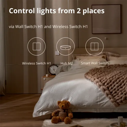 Wireless remote switch H1 (double rocker) AQARA, White — Image №9