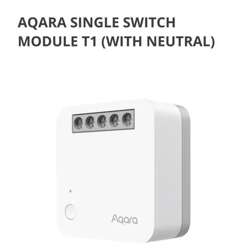Single Switch Module T1 (With Neutral) AQARA, White — Image №3