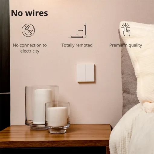 Wireless remote switch H1 (double rocker) AQARA, White — Image №6