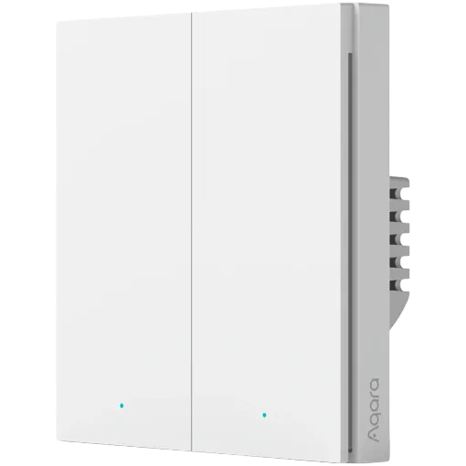 Aqara Smart Wall Switch H1 EU (No Neutral, Double Rocker) — Image №1