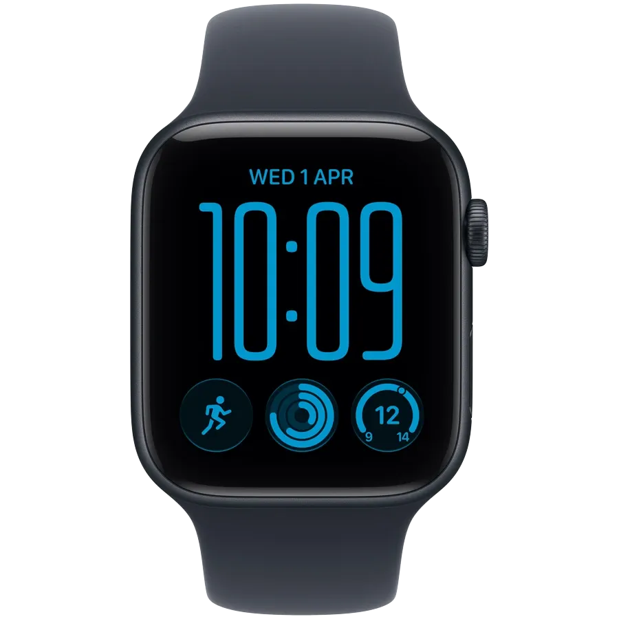 Apple Watch SE GPS Gen.3, 40χιλ., Μεσάνυχτα, Navy Blue Sport Band, M/L — Εικών №2 Apple Watch SE GPS Gen.3, 40χιλ., Μεσάνυχτα, Navy Blue Sport Band, M/L — Εικών №2