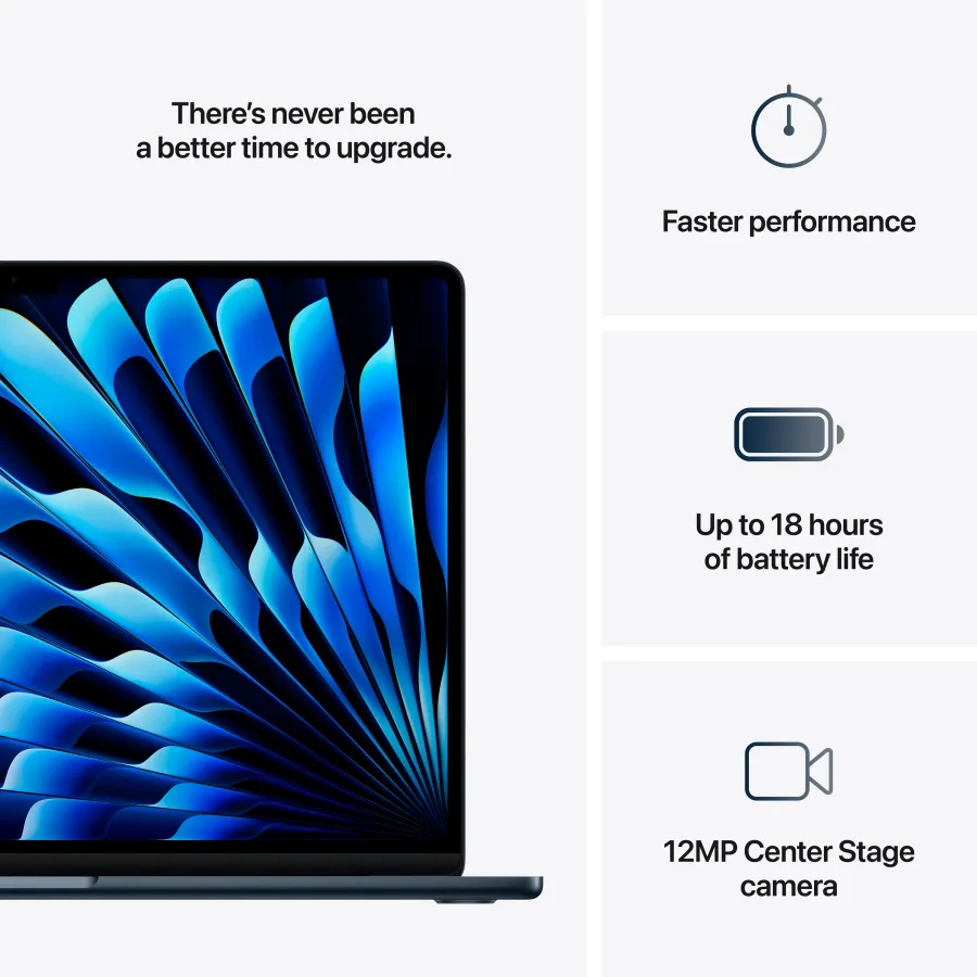Apple MacBook Air 15.3"  Apple M4 (10C CPU/10C GPU), 24 GB, 512 GB, Midnight, 2025 — Image №11