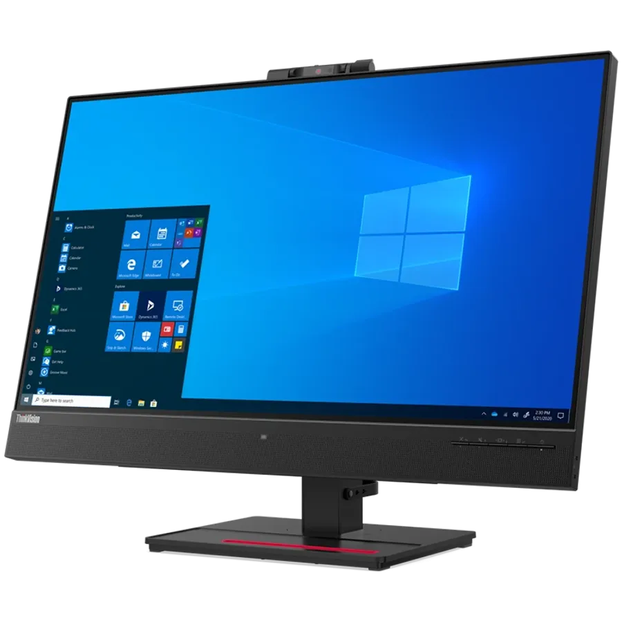 LED монитор LENOVO ThinkVision T27hv-20 (27", 2560x1440, IPS) Raven Black — Изображение №2
