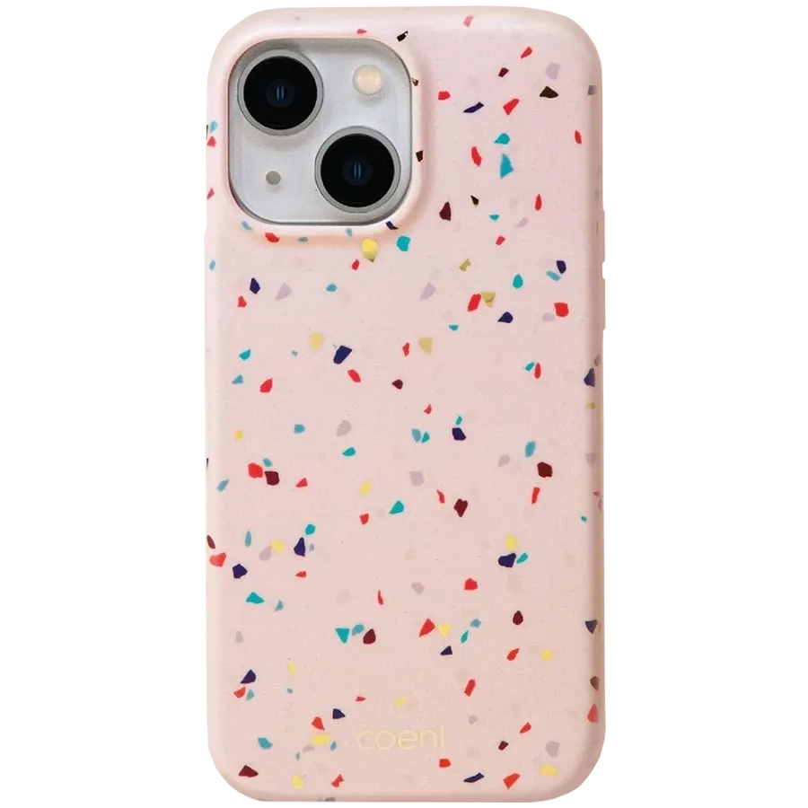 UNIQ Чехол Coehl Terrazzo , Розовый для iPhone 13 — Изображение №1