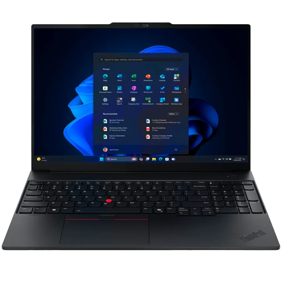 Ноутбук LENOVO ThinkPad E16 Gen 3 16" (1920x1200 60Гц), Core Ultra 5 Processor 225U, 16 ГБ, Graphics, Чёрный, 512 ГБ — Изображение №1 Ноутбук LENOVO ThinkPad E16 Gen 3 16" (1920x1200 60Гц), Core Ultra 5 Processor 225U, 16 ГБ, Graphics, Чёрный, 512 ГБ — Изображение №1