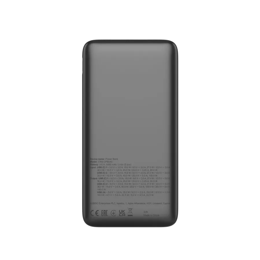 CANYON Power Bank, 25000 mAh, Dark Gray — Image №4