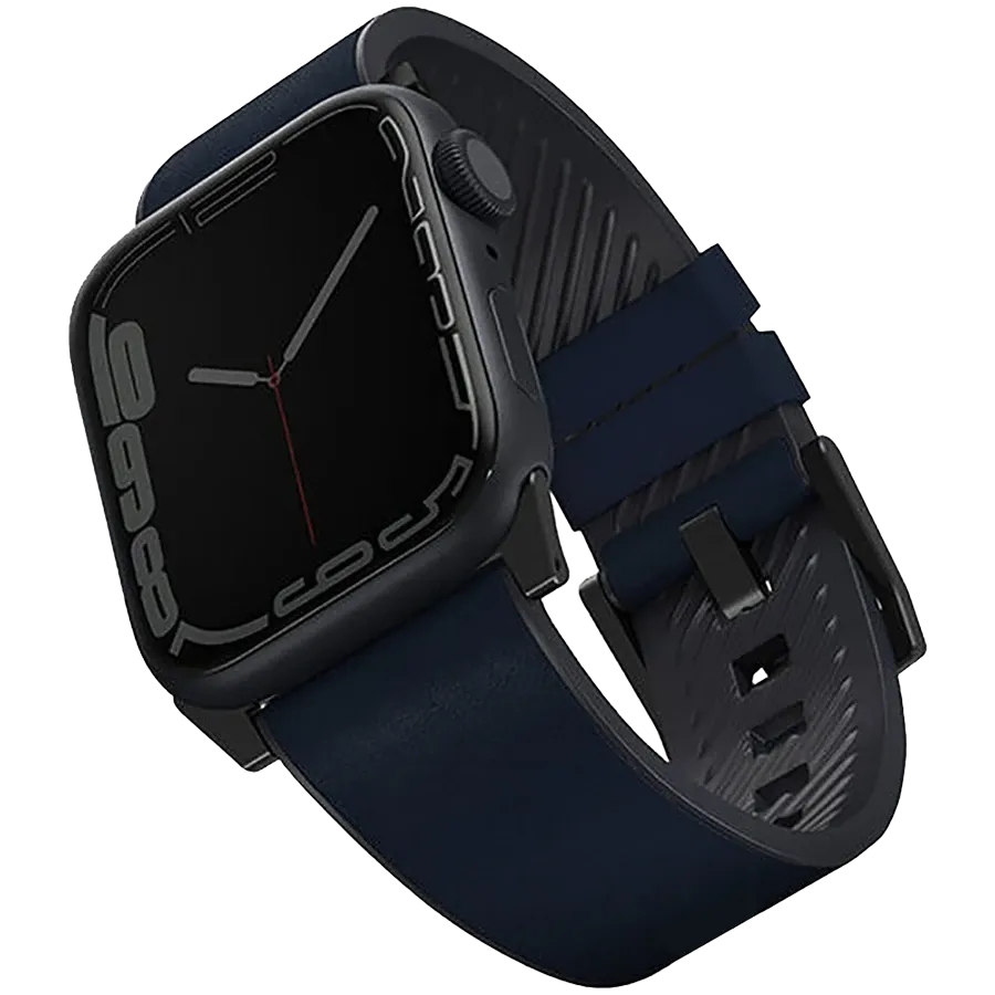 UNIQ Straden Apple Watch Strap 45/44/42mm Band Straden Blue for Apple Watch 42/44/45 mm — Изображение №1