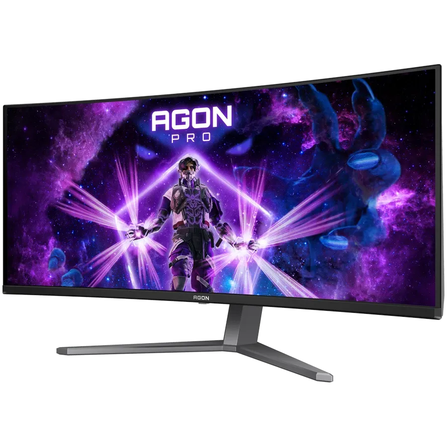 AOC LED-монитор (34", 3440x1440, OLED) Тёмно-серый — Изображение №3 AOC LED-монитор (34", 3440x1440, OLED) Тёмно-серый — Изображение №3