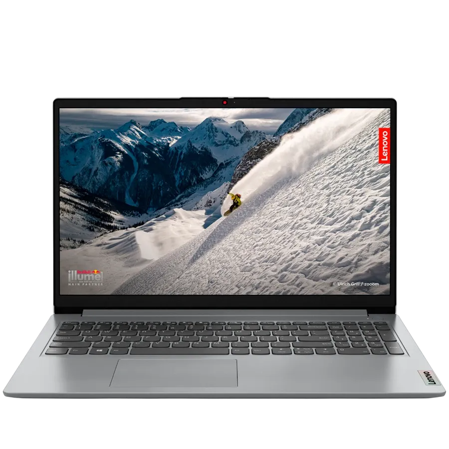 Φορητός LENOVO IdeaPad 1 15AMN7 15.6" (1920x1080), Ryzen 5 7520U, 16 γιγαμπάιτε, 610M, Cloud Grey, 512 γιγαμπάιτε — Εικών №1