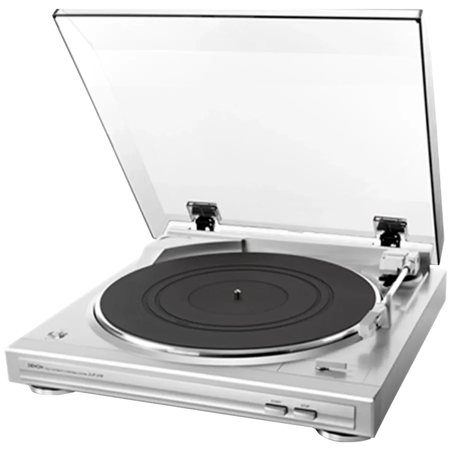 Виниловый проигрыватель DENON, полностью автоматический, серебристый — Изображение №1