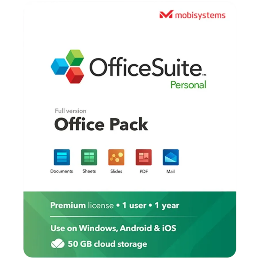 ASBC Электронный ключ OfficeSuite Personal, Электронная лицензия, 1 год — image №1