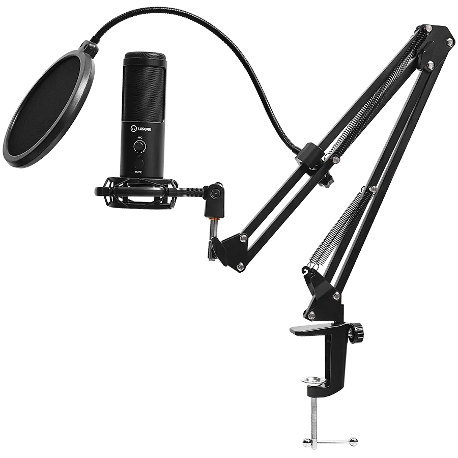 LORGAR Игровой микрофон Voicer 931, Проводная, Чёрный — Изображение №2