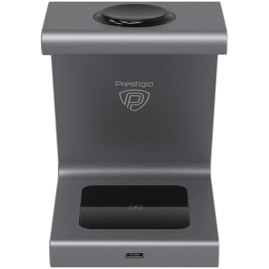 PRESTIGIO ReVolt A9 Ασύρματος φορτιστής, 10 βατ, Γκρι — Εικών №7