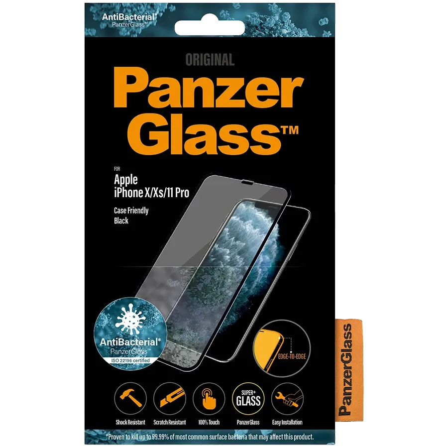 Защитное стекло PANZERGLASS  для iPhone X/Xs/11 — Изображение №1