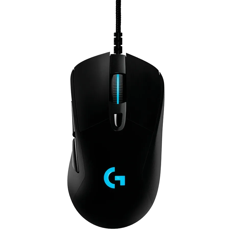 LOGITECH G403 HERO Gaming Mouse, Wired, Black — Image №1 LOGITECH G403 HERO Gaming Mouse, Wired, Black — Image №1