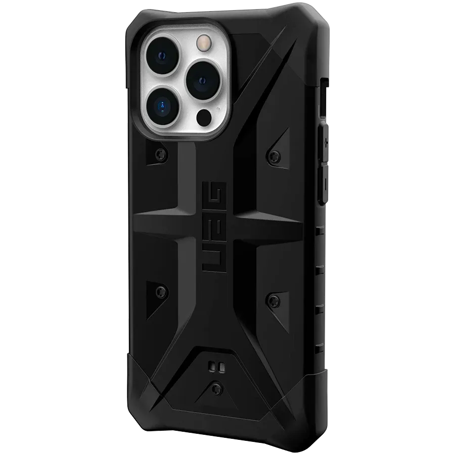 Защитный чехол UAG Pathfinder  Чёрный для iPhone 13 Pro — Изображение №2