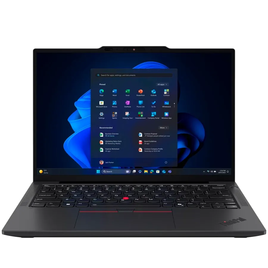 Laptop LENOVO ThinkPad X13 Gen 6 13.3" (1920x1200), Core Ultra 7 255U, 32 GB, Integrated, Black, 1 GB — Image №1