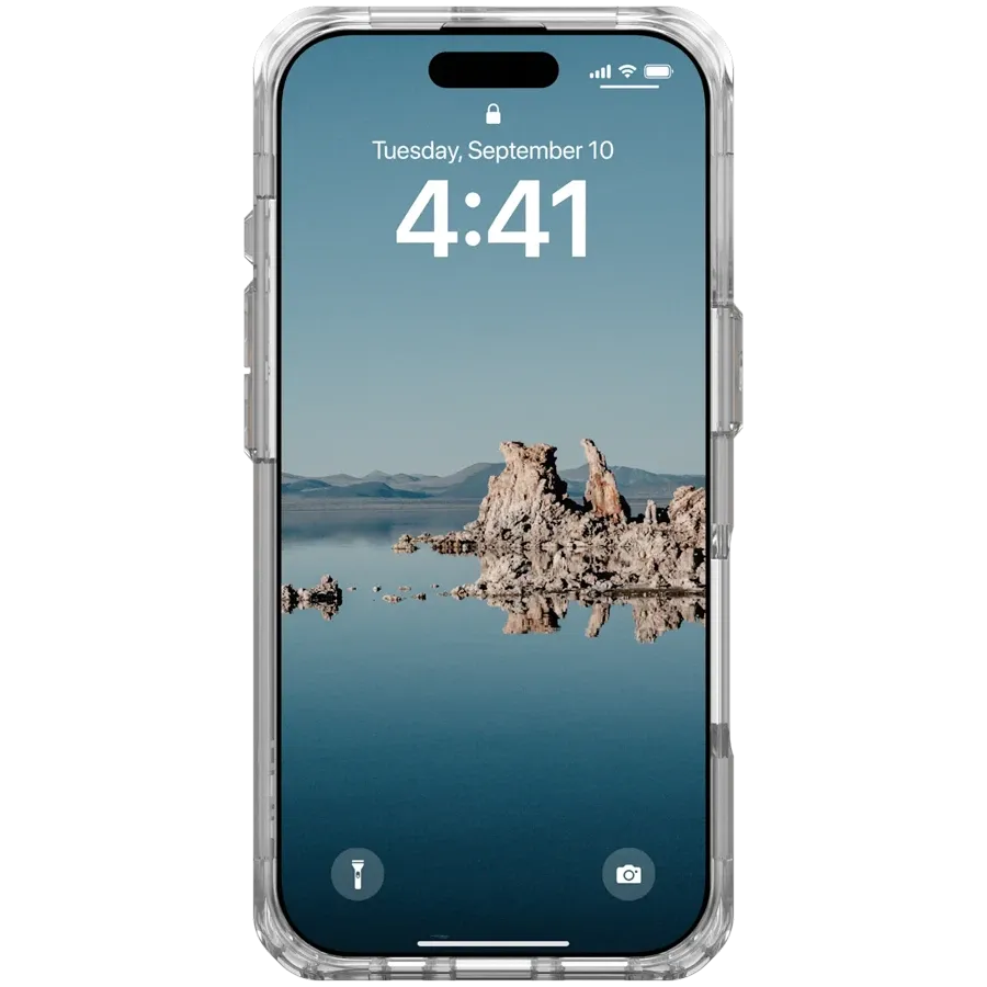 UAG Защитный чехол Plyo Magsafe with MagSafe, Ice/Gold для iPhone 16 Pro — Изображение №2