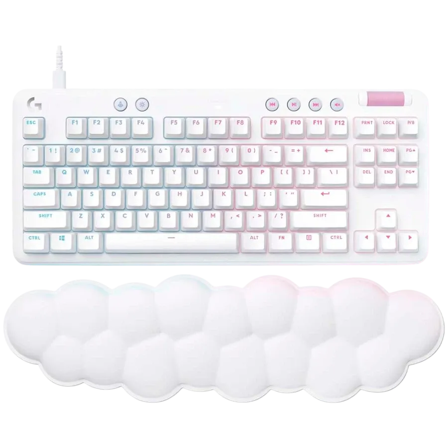 LOGITECH G713 Πληκτρολόγιο παιχνιδιών, Ενσύρματο, Λευκό, UK English — Εικών №1 LOGITECH G713 Πληκτρολόγιο παιχνιδιών, Ενσύρματο, Λευκό, UK English — Εικών №1