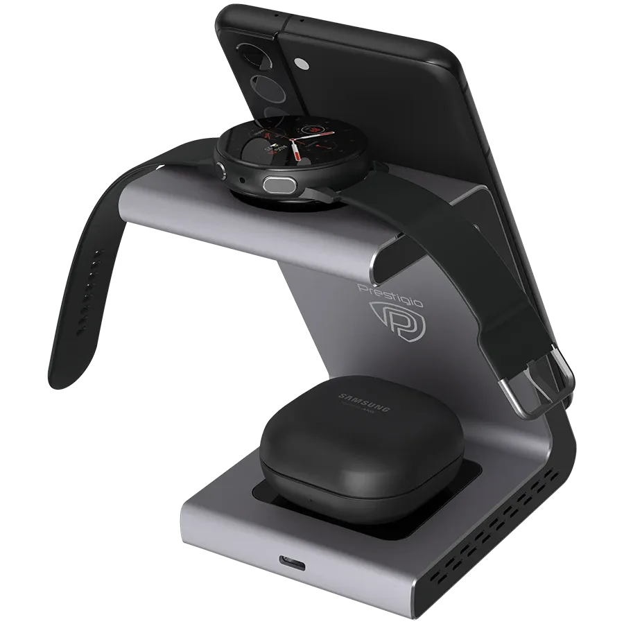 PRESTIGIO ReVolt A9 Ασύρματος φορτιστής, 10 βατ, Γκρι — Εικών №11