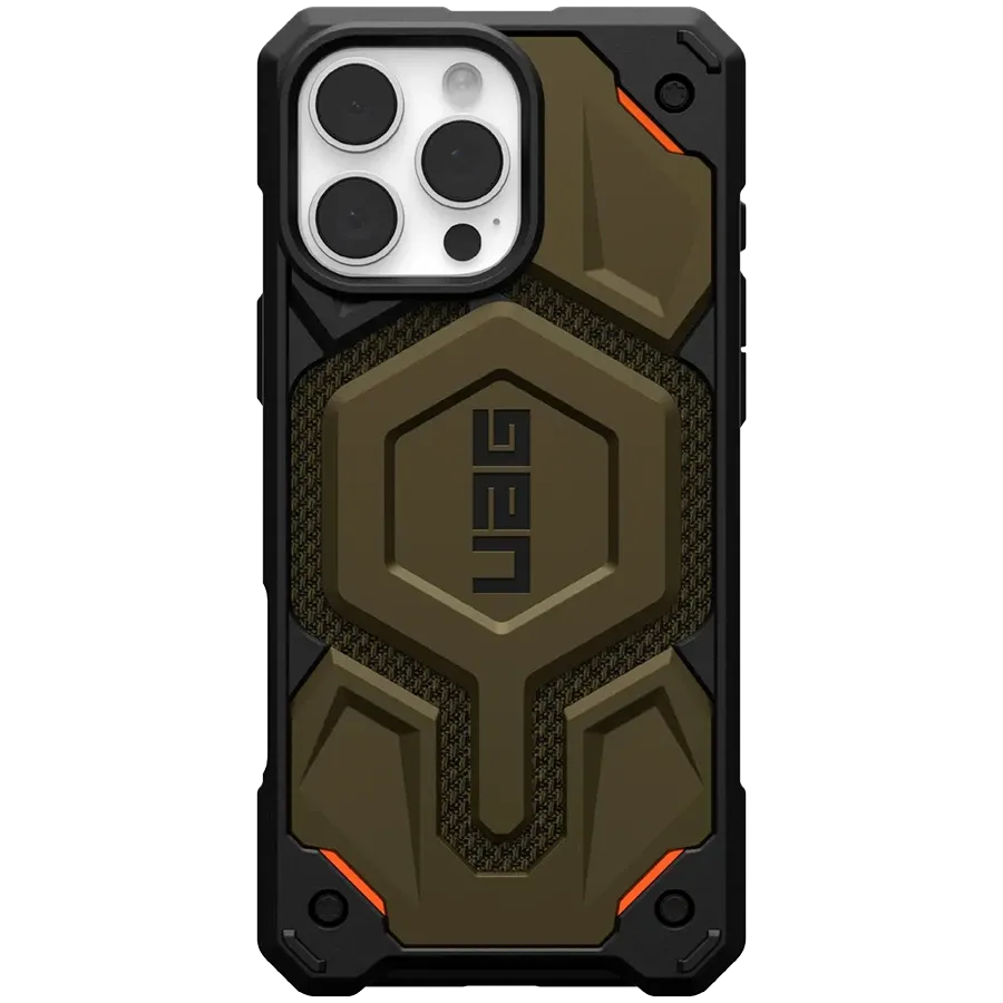 Чехол UAG Monarch Pro Kevlar с MagSafe для iPhone 16 Pro Max, Kevlar Black — image №1