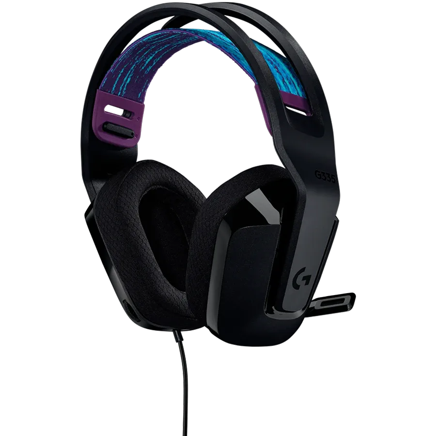 Gaming Headset LOGITECH G335 with Microphone, Black — Image №4 Gaming Headset LOGITECH G335 with Microphone, Black — Image №4