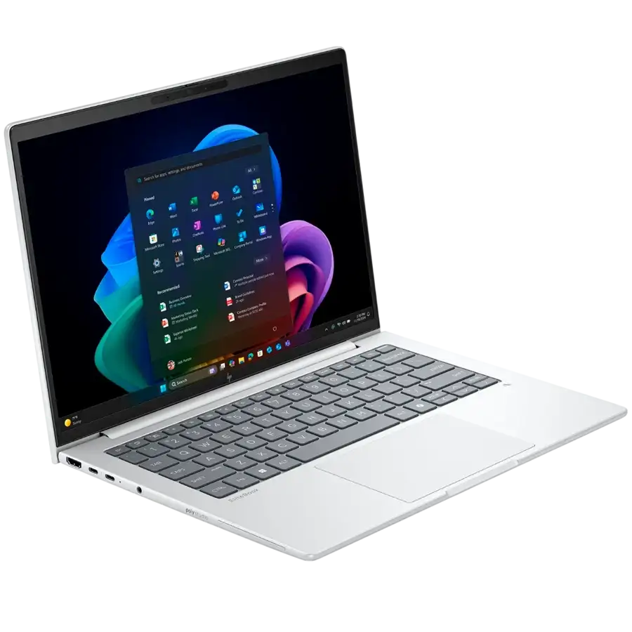 Laptop HP EliteBook 8 G1i 16 AI 16" Core Ultra 5 Processor 226V 16GB RAM 512GB SSD, Glacier Silver — Image №2 Laptop HP EliteBook 8 G1i 16 AI 16" Core Ultra 5 Processor 226V 16GB RAM 512GB SSD, Glacier Silver — Image №2