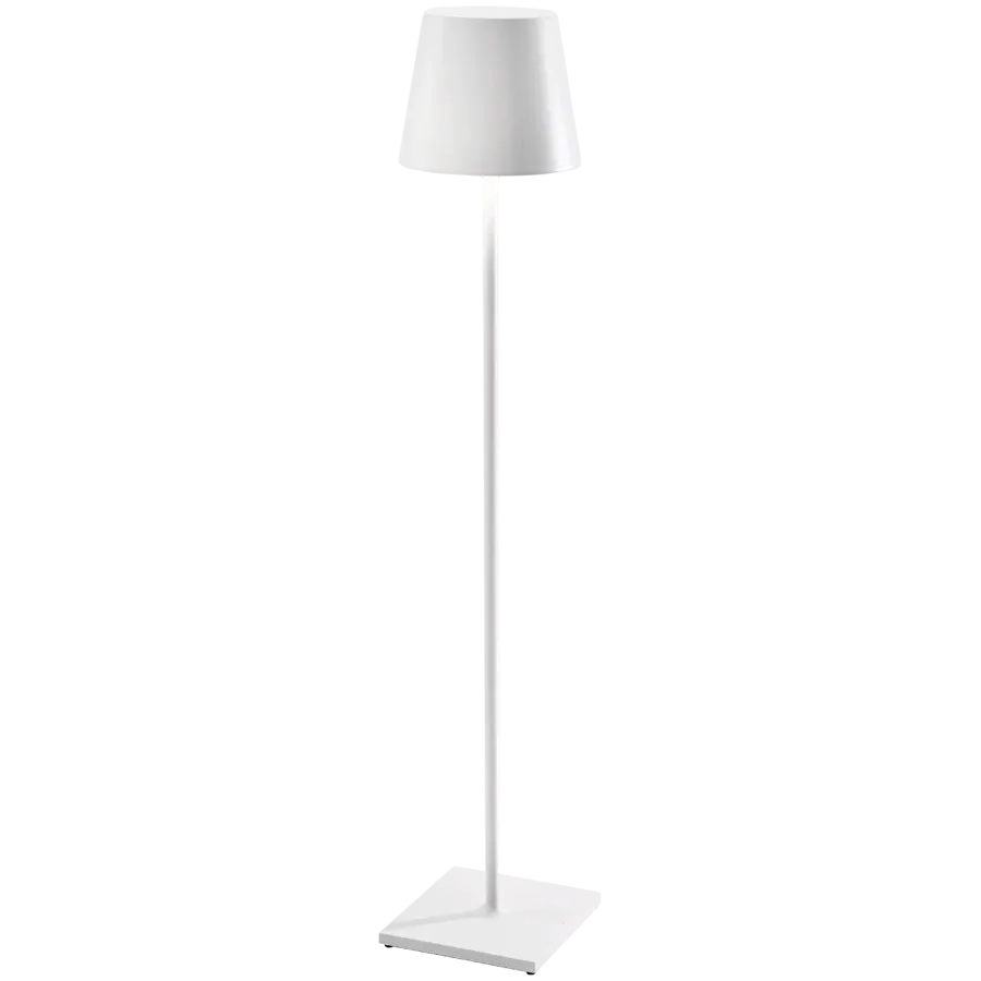 ZAFFERANO POLDINA PRO XXL FLOOR LAMP 280x1500mm. PAINTED MATT WHITE 6.5W LED 510lm. — Image №1