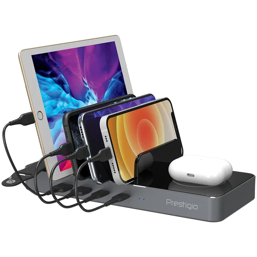 PRESTIGIO ReVolt A6 Ασύρματος φορτιστής, 10 βατ, Μαύρος — Εικών №10