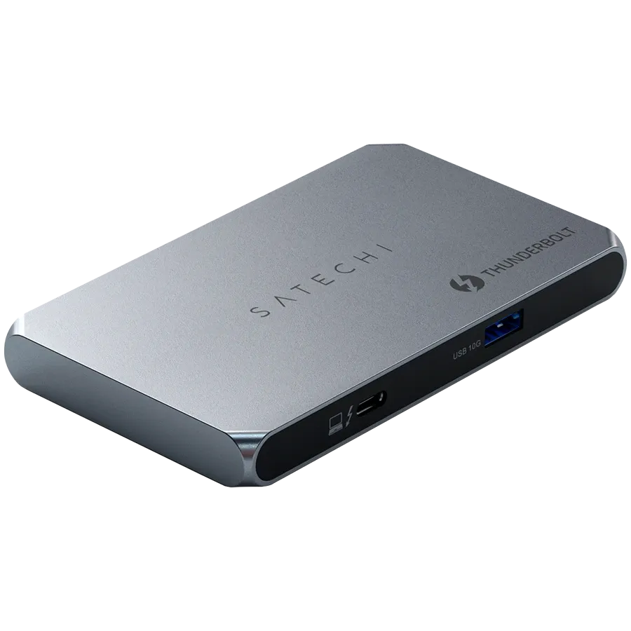SATECHI  Multiport Adapter THUNDERBOLT 4 SLIM HUB Silver — Image №1