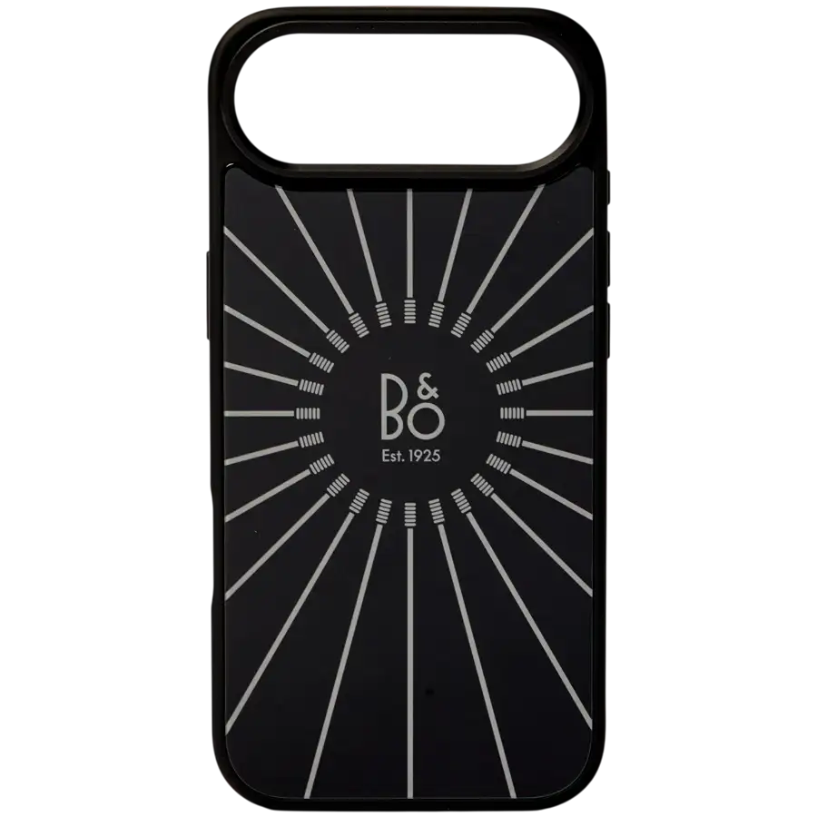 B&O BY ASBIS Case Glass version with MagSafe, Black Anthracite for iPhone Air — Image №1 B&O BY ASBIS Case Glass version with MagSafe, Black Anthracite for iPhone Air — Image №1