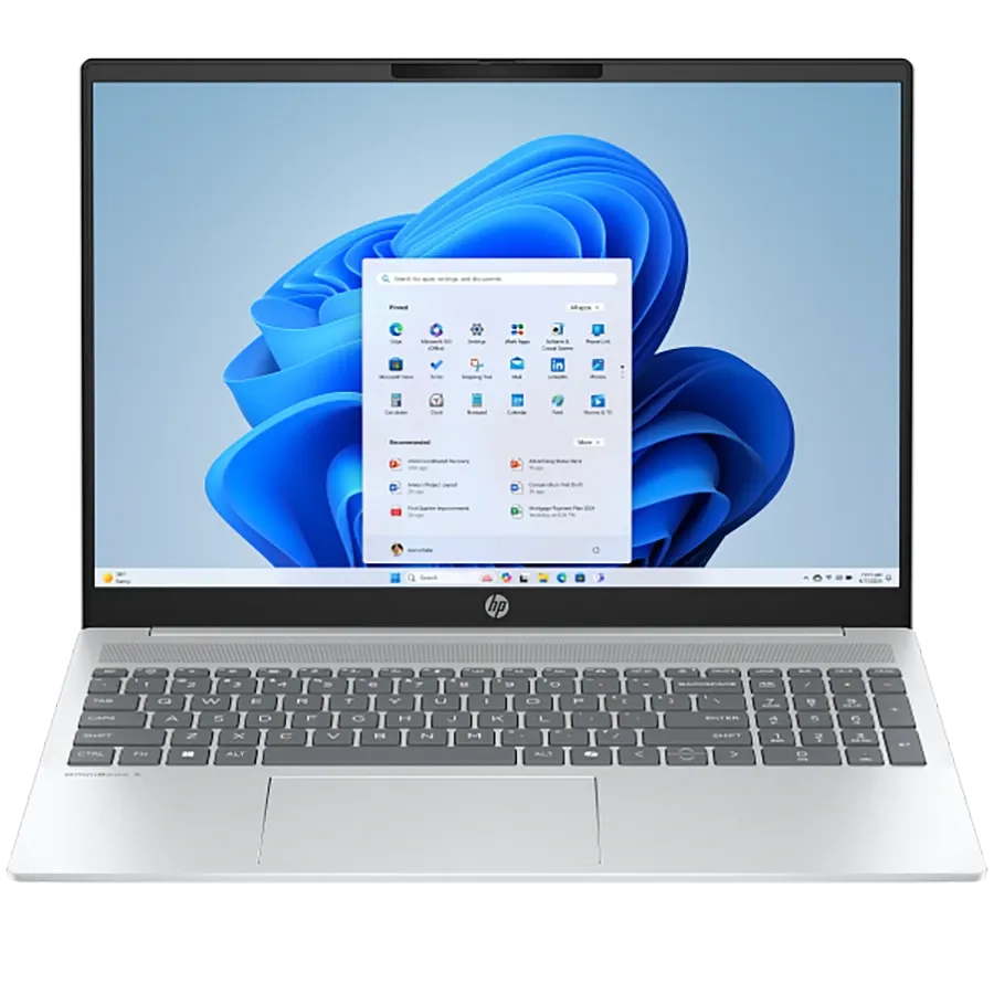 Ноутбук HP OMNIBOOK 5 AI 16 16" (1920x1200), Core Ultra 5 Processor 225U, 16 ГБ, Graphics, Glacier Silver, 512 ГБ — Изображение №1