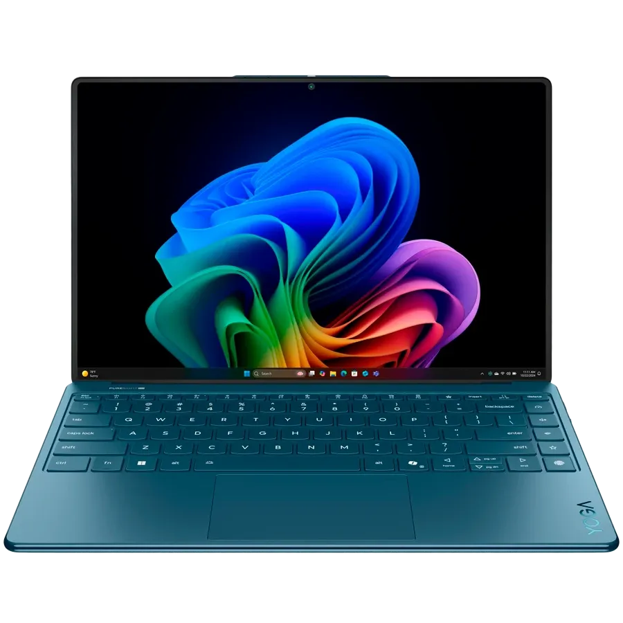 Φορητός LENOVO Yoga Slim 9 14" (3840x2400 120Hz), Core Ultra 7 Processor 258V, 32 γιγαμπάιτε, Arc 140V, Tidal Teal, 1 τεραμπάιτε — Εικών №1