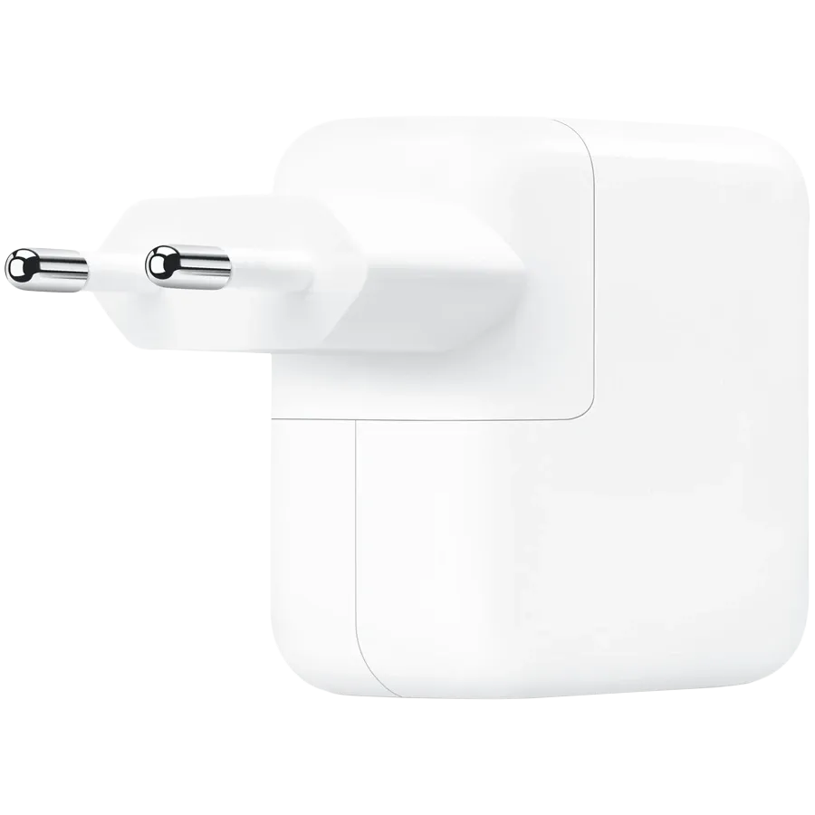 APPLE Προσαρμογέας ρεύματος 2*USB-C, 35 βατ, Λευκό — Εικών №2