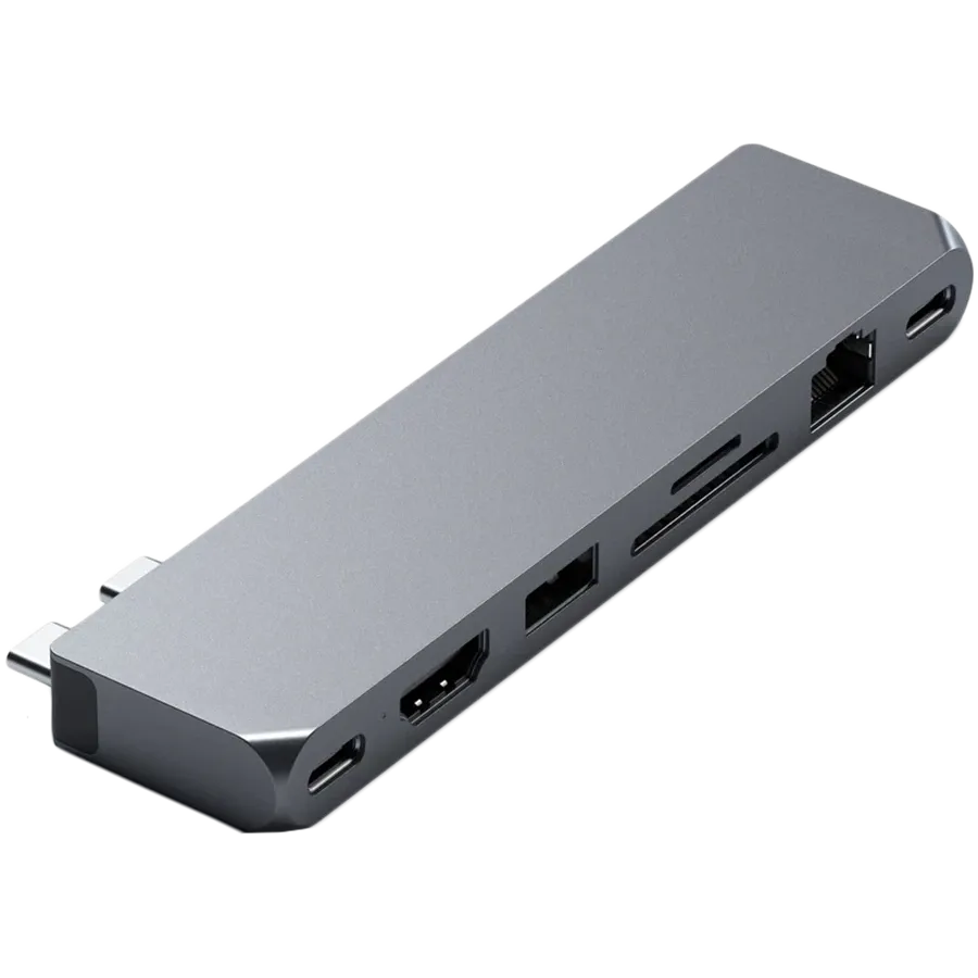 Προσαρμογέας πολλαπλών θυρών SATECHI Pro Hub Max, Space Gray — Εικών №2