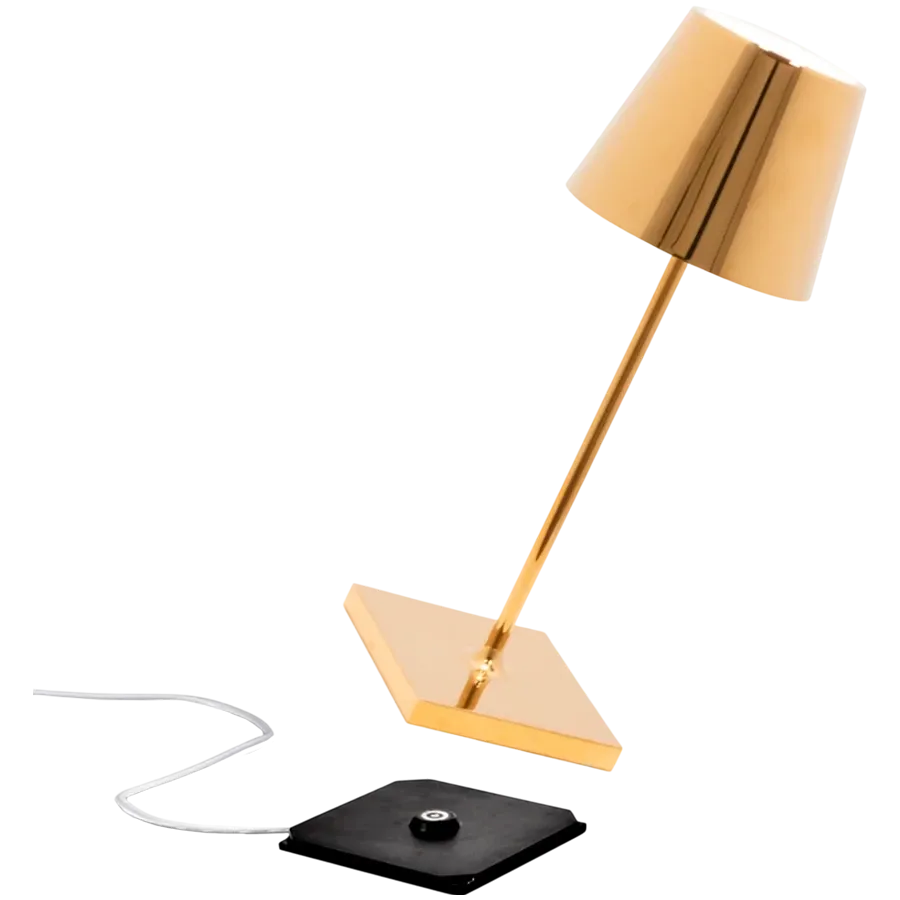 ZAFFERANO POLDINA PRO MINI TABLE LAMP 111x300mm. GOLD 2.2W LED 192/200lm. — Изображение №2